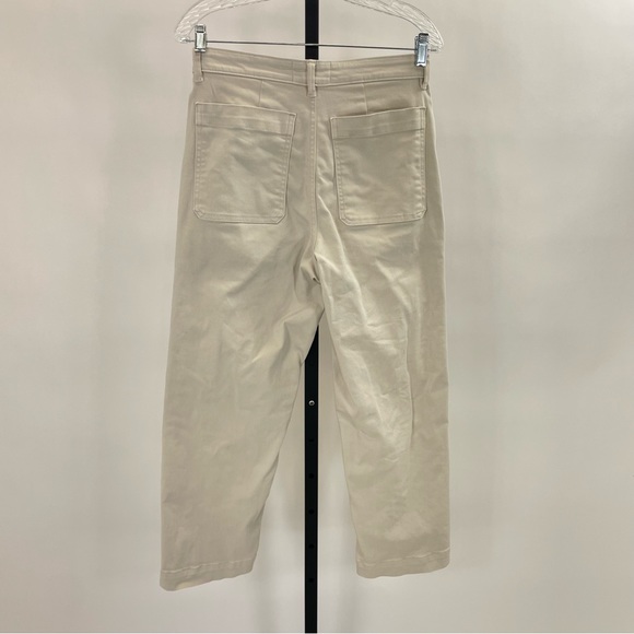 Everlane Straight Leg Cropped Jeans 8 Beige - Picture 4 of 13